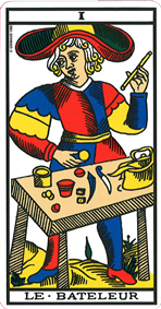 Lame du Bateleur tarot de Marseille